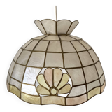 Vintage mother-of-pearl pendant light