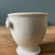 Lot de 5 coquetiers anciens en porcelaine blanche