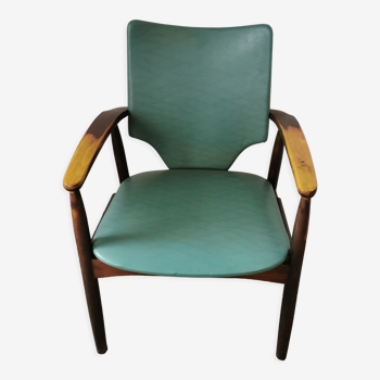 Fauteuil style scandinave 1970