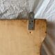 Large Art Deco wooden wall coat rack with mirror and hat rack