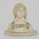 Sculpture Adolfo Cipriani (1880-1930) bust woman alabaster marble