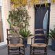 Paire de fauteuil campagnard