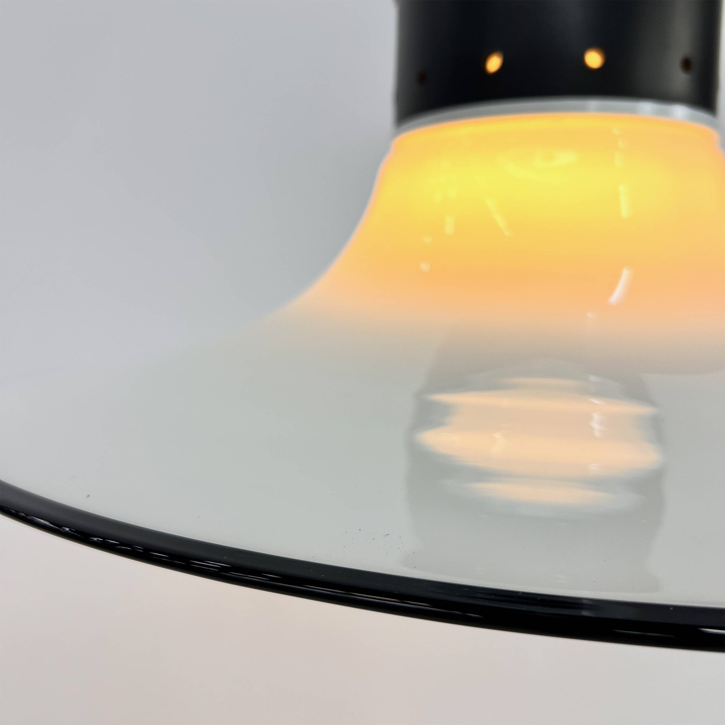 Suspension Space Age en verre de Murano, Italie, années 1960