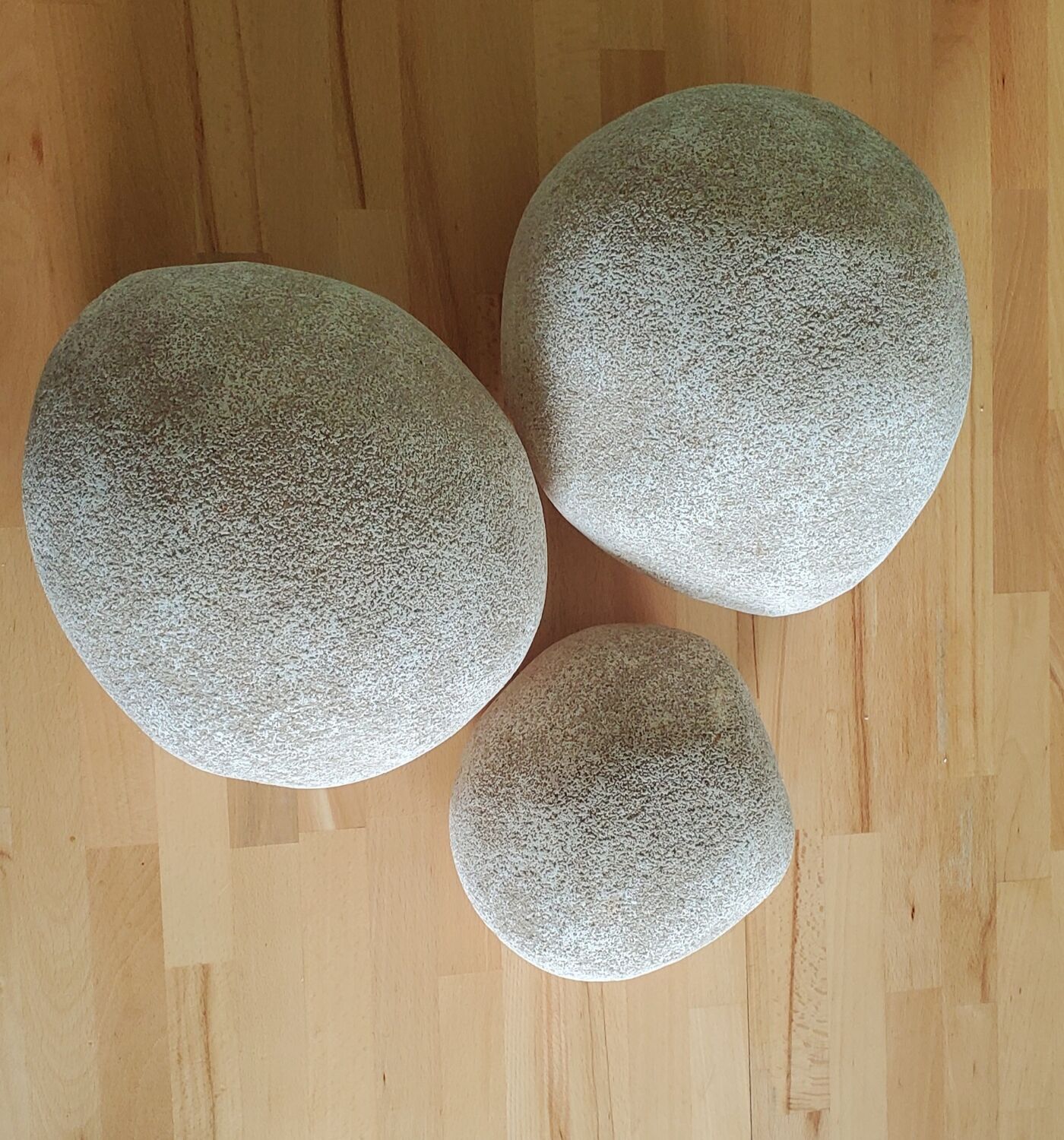 3 pebble lamps called Dora model of Cazenave