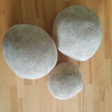 3 pebble lamps called Dora model of Cazenave