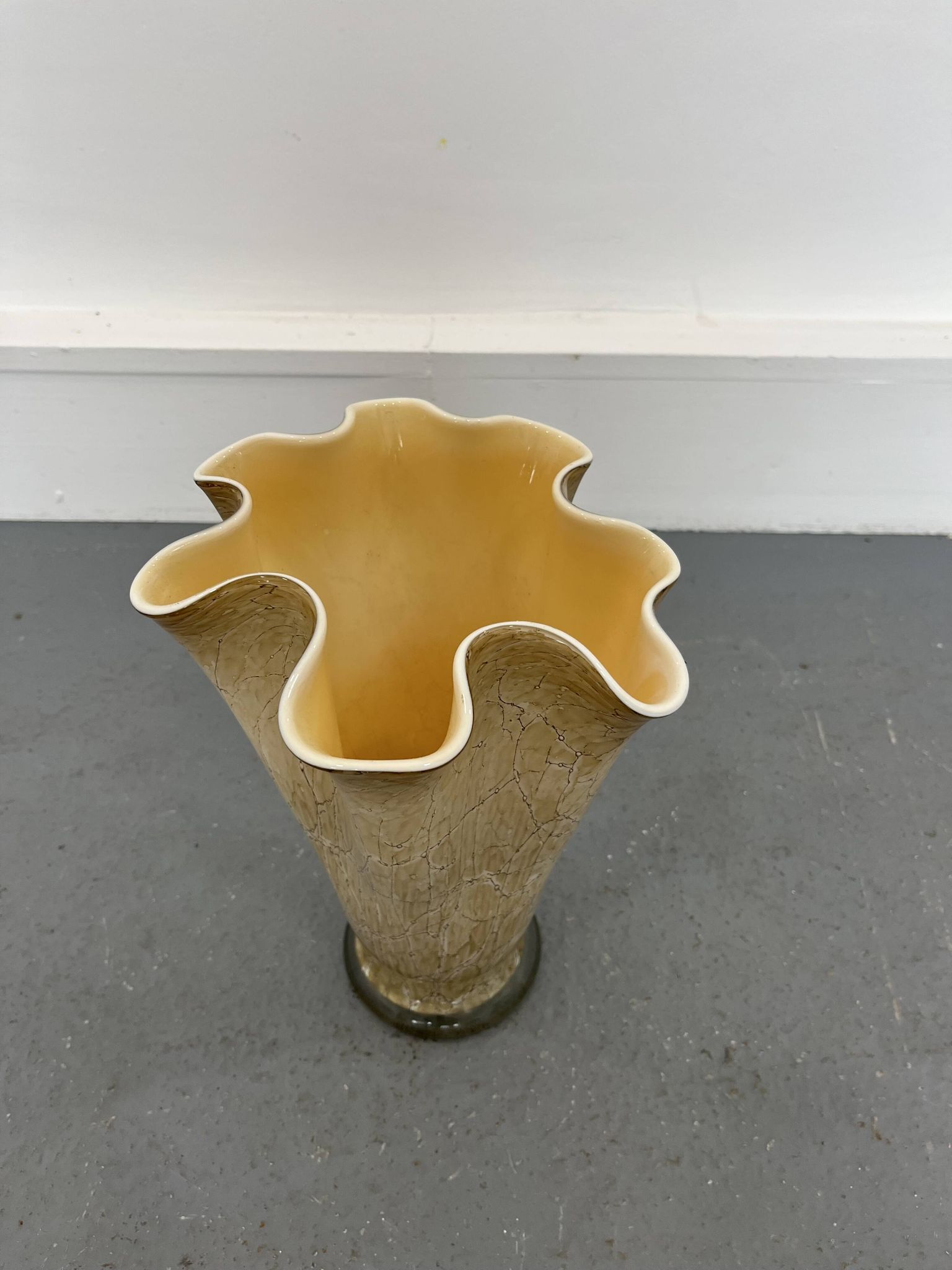 Vase fleurs, art déco, années 1950
