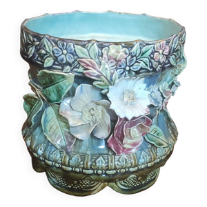 Cache-pot en barbotine