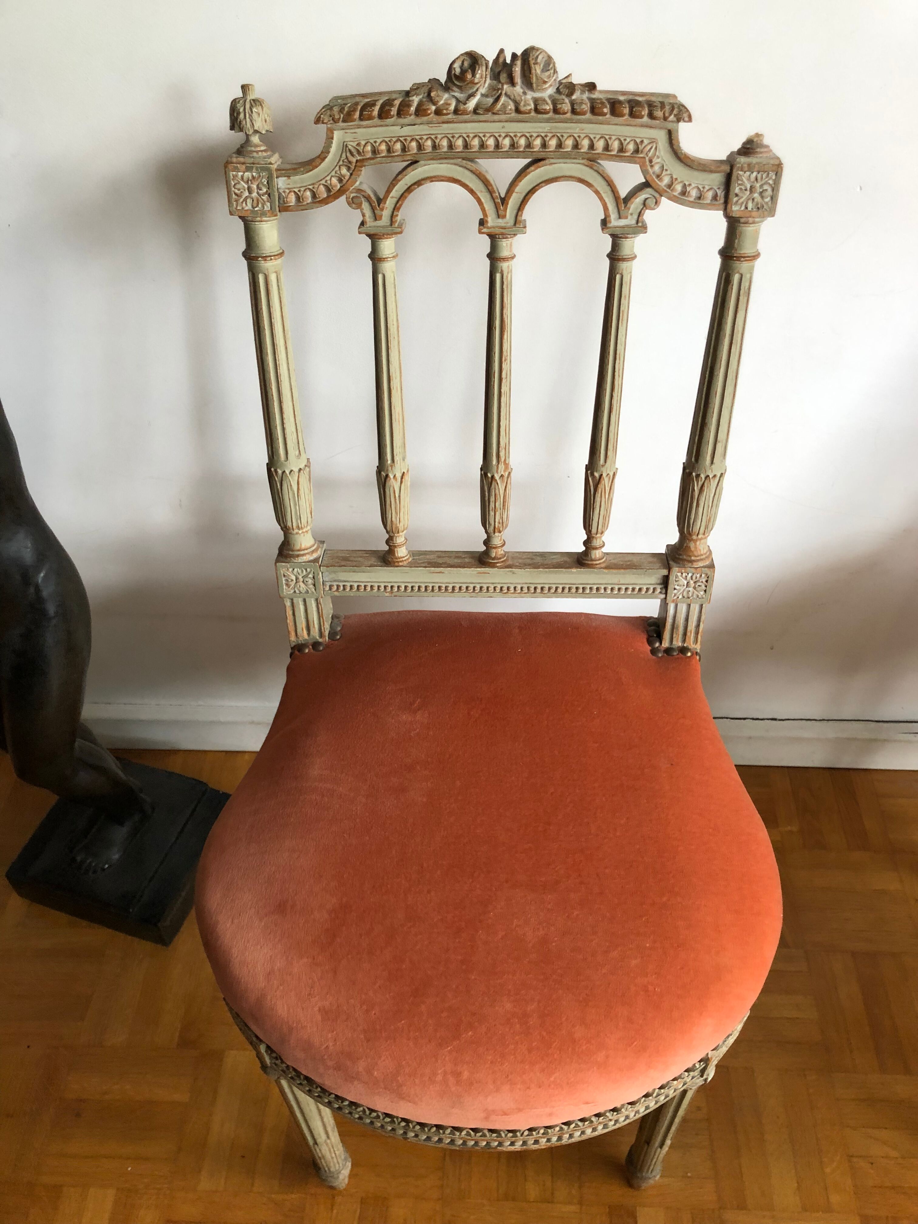 Pair of Louis XVI style chairs