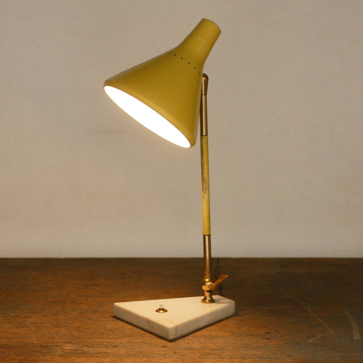 Mid-Century table lamp by Stilux Milano, Italy, 1950s.
