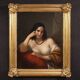 Portrait d'une dame signé N. Schiavoni et daté de 1842