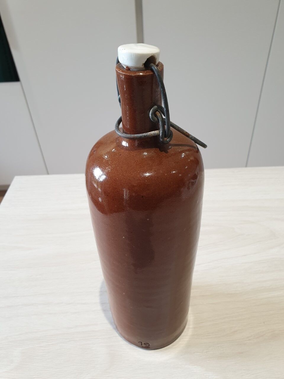 Old sandstone bottle