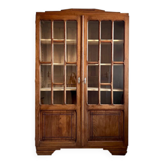 Large Art Deco sideboard - antique Parisian display cabinet