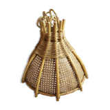 Vintage suspension in canning and rattan