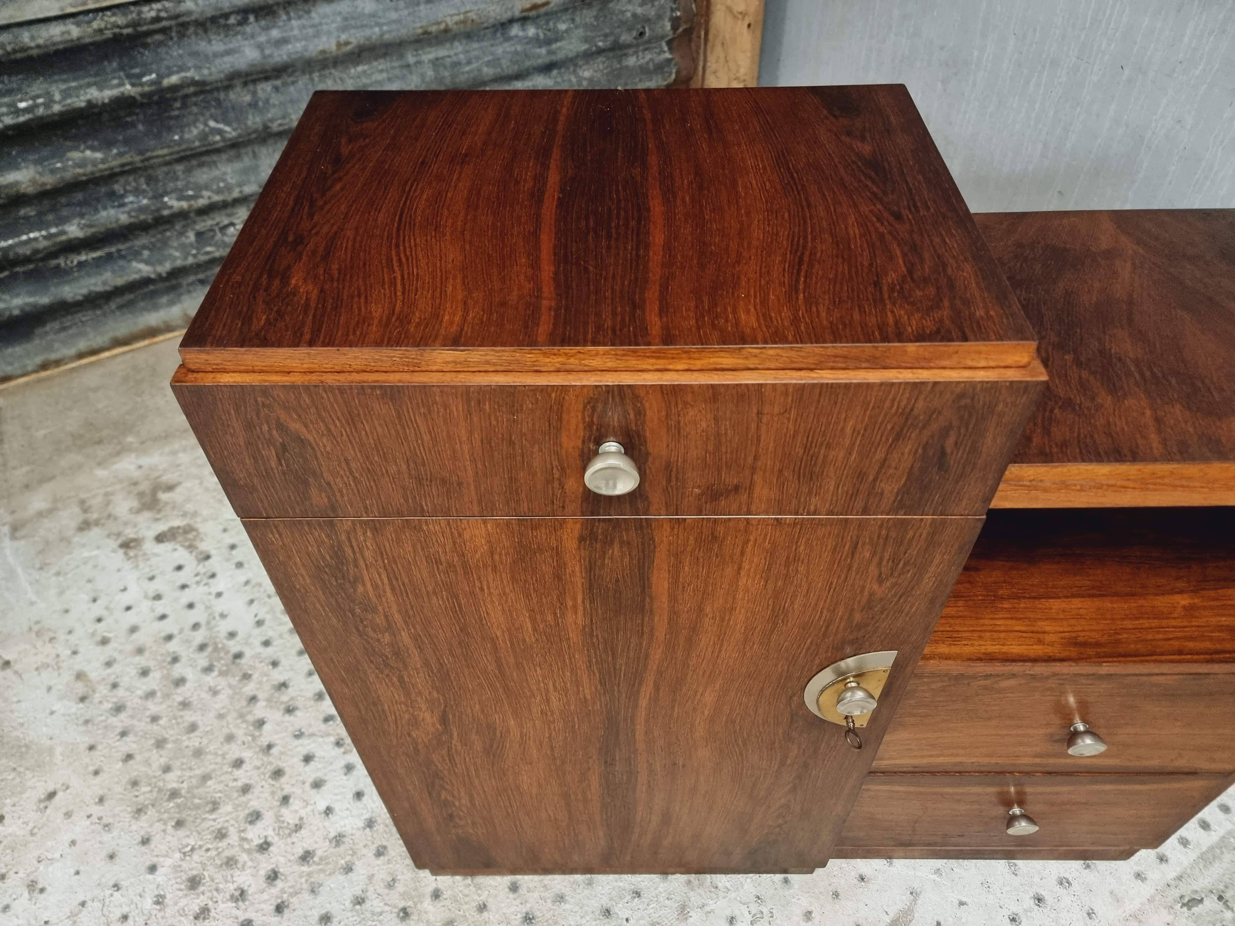 Art Deco sideboard dresser French chest of drawers rosewood