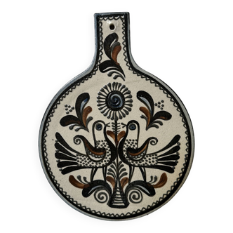 Decorative plate, ceramic trivet