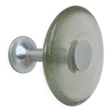 Patères vintage allemandes en aluminium et verre de Schönbuch, années 1970.