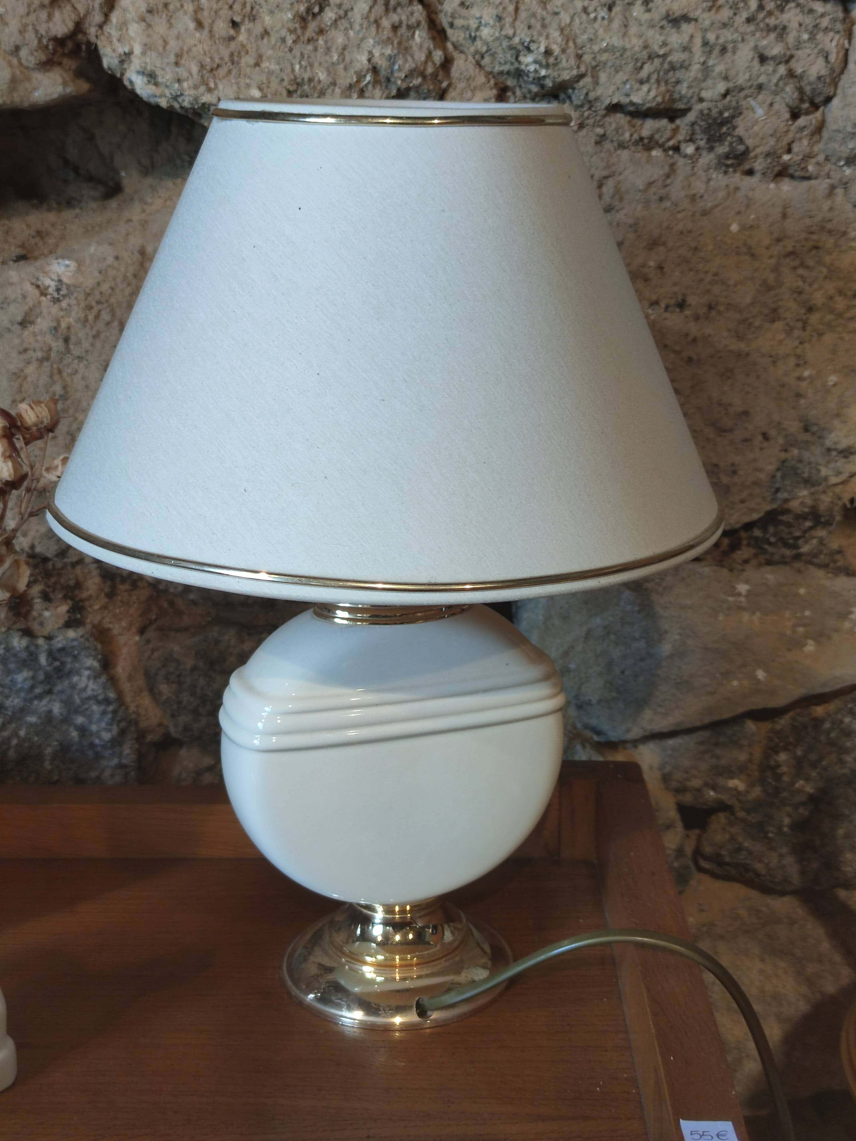 Beige lamp