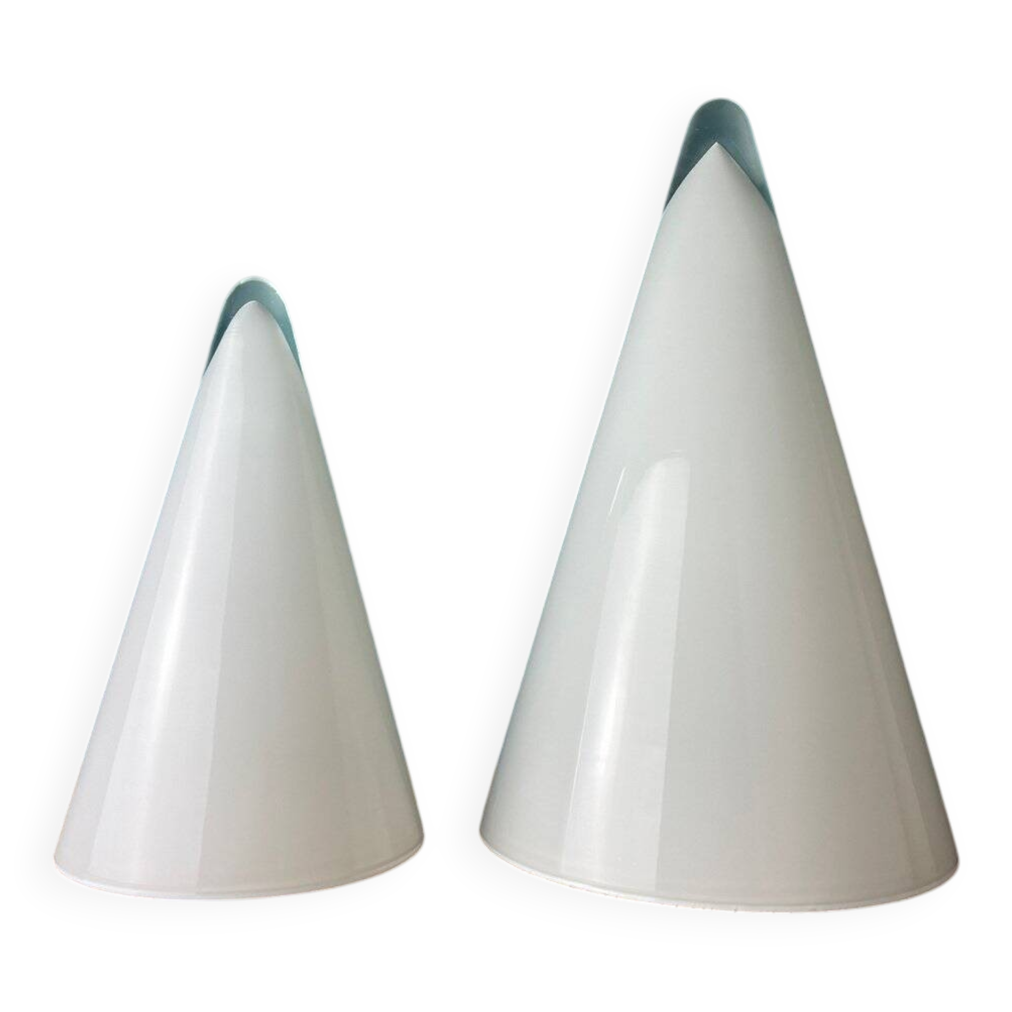 Cone table lamps Murano, Italy, 1970s, set of 2