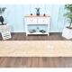 1960s orange geometric Turkish hand-knotted runner 91x330