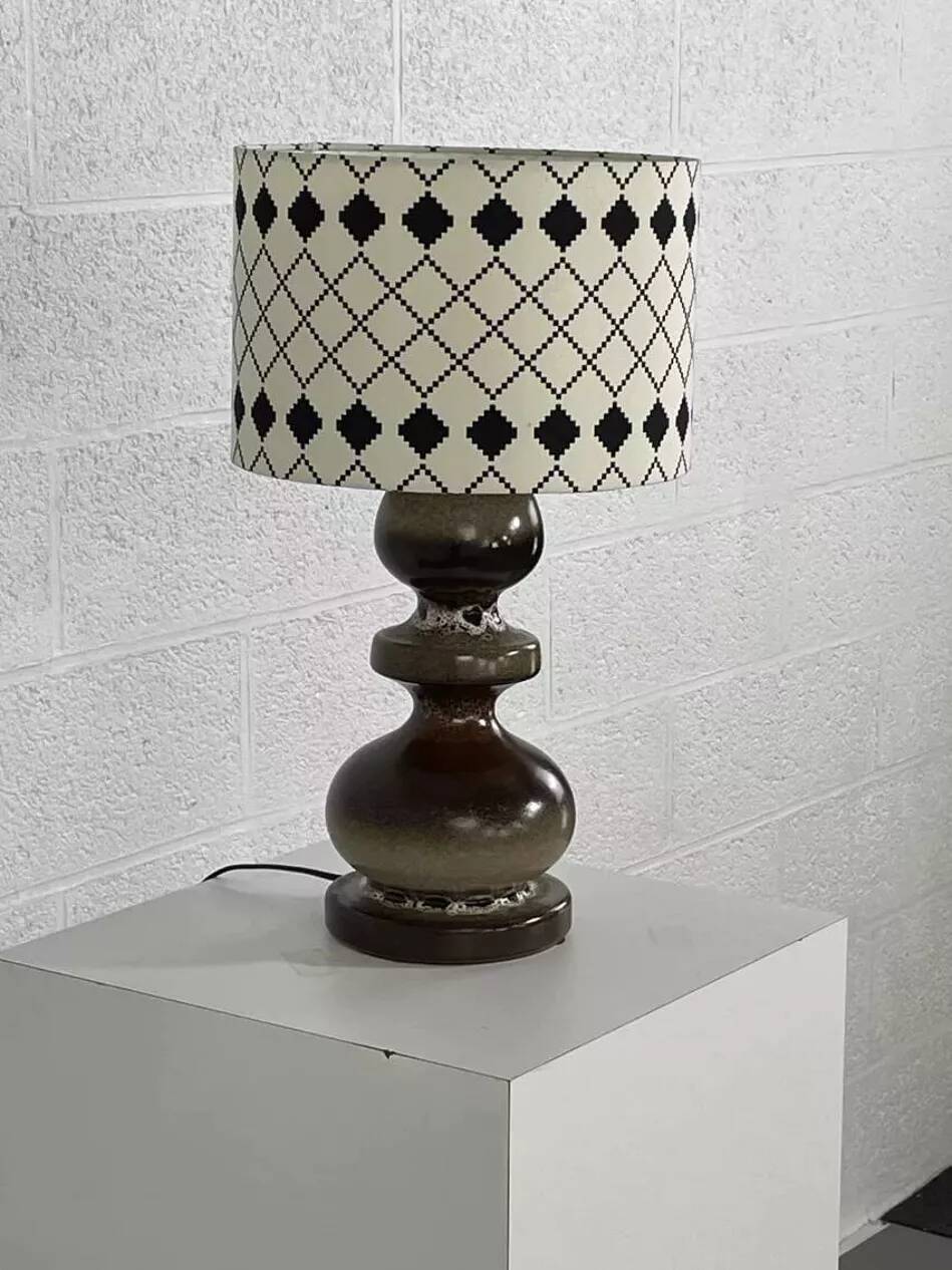 Lampe vintage en céramique
