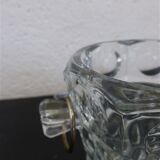 Glass ice bucket 1970