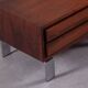 Vintage rosewood nightstands, Denmark, 1970s set of 2