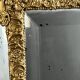 Large antique gilded metal mirror, 19th century