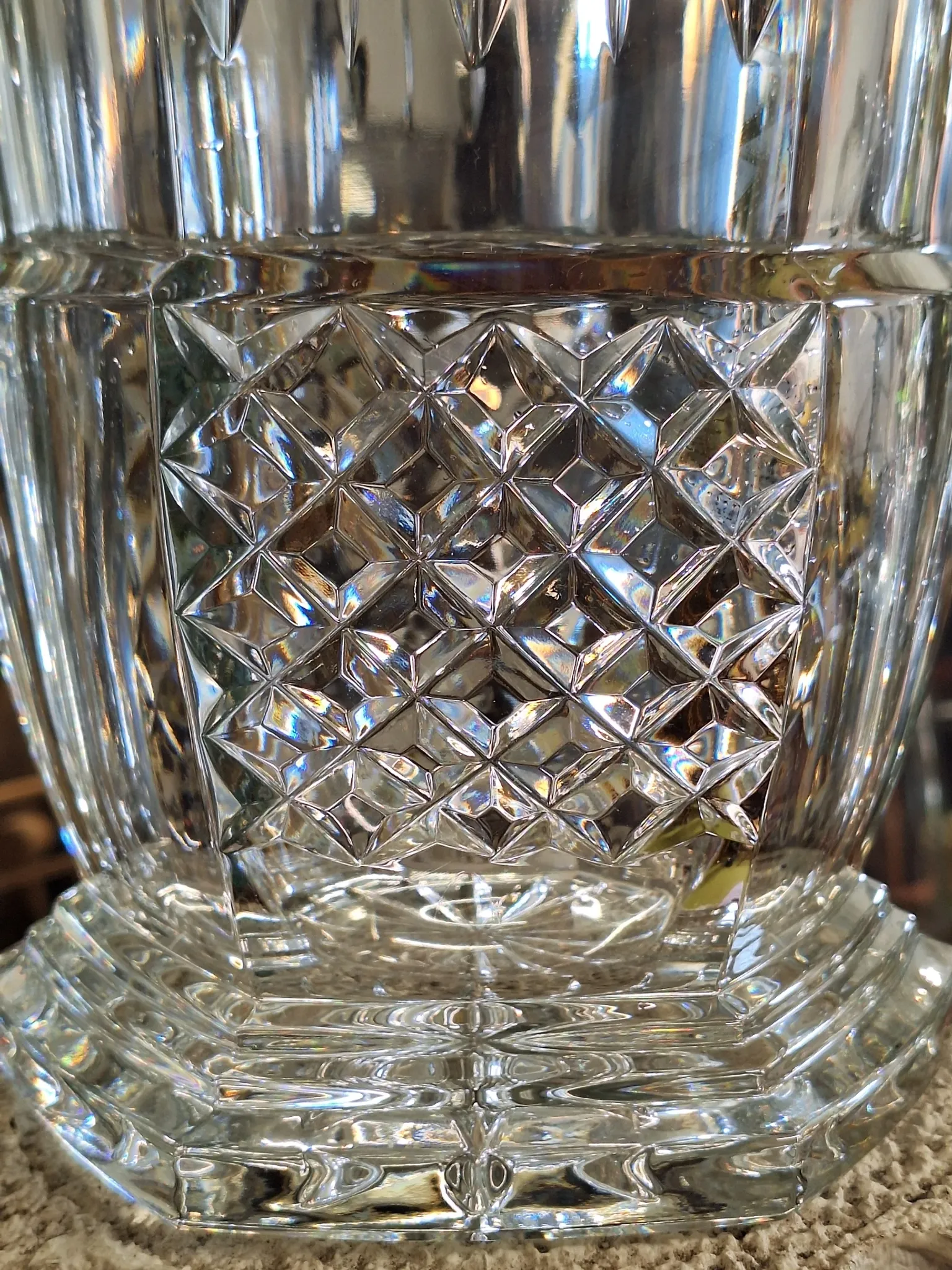 Crystal champagne bucket