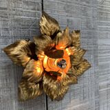 Gold floral applique Masca