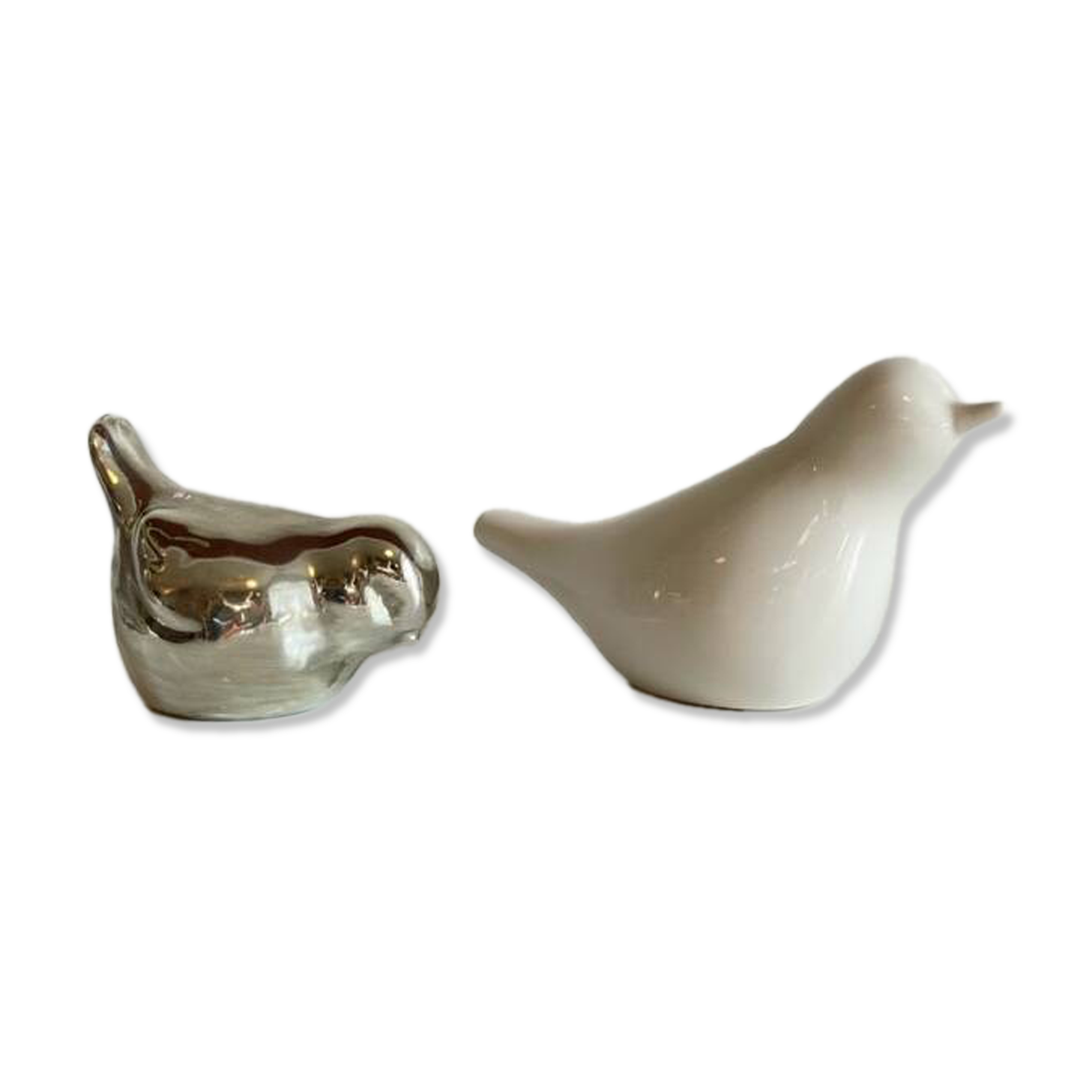 Pair of ceramic birds from the 90s