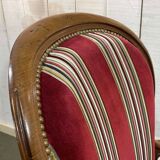 Napoleon III armchair from the end of the 19th century in walnut