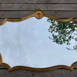 Mirror gilded baroque style