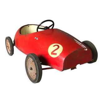 Old pedal car old toy