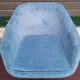 Paire fauteuils bleus et chromé lounge design 1970