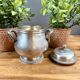 Silver-plated sugar bowl Gallia Christofle with lid