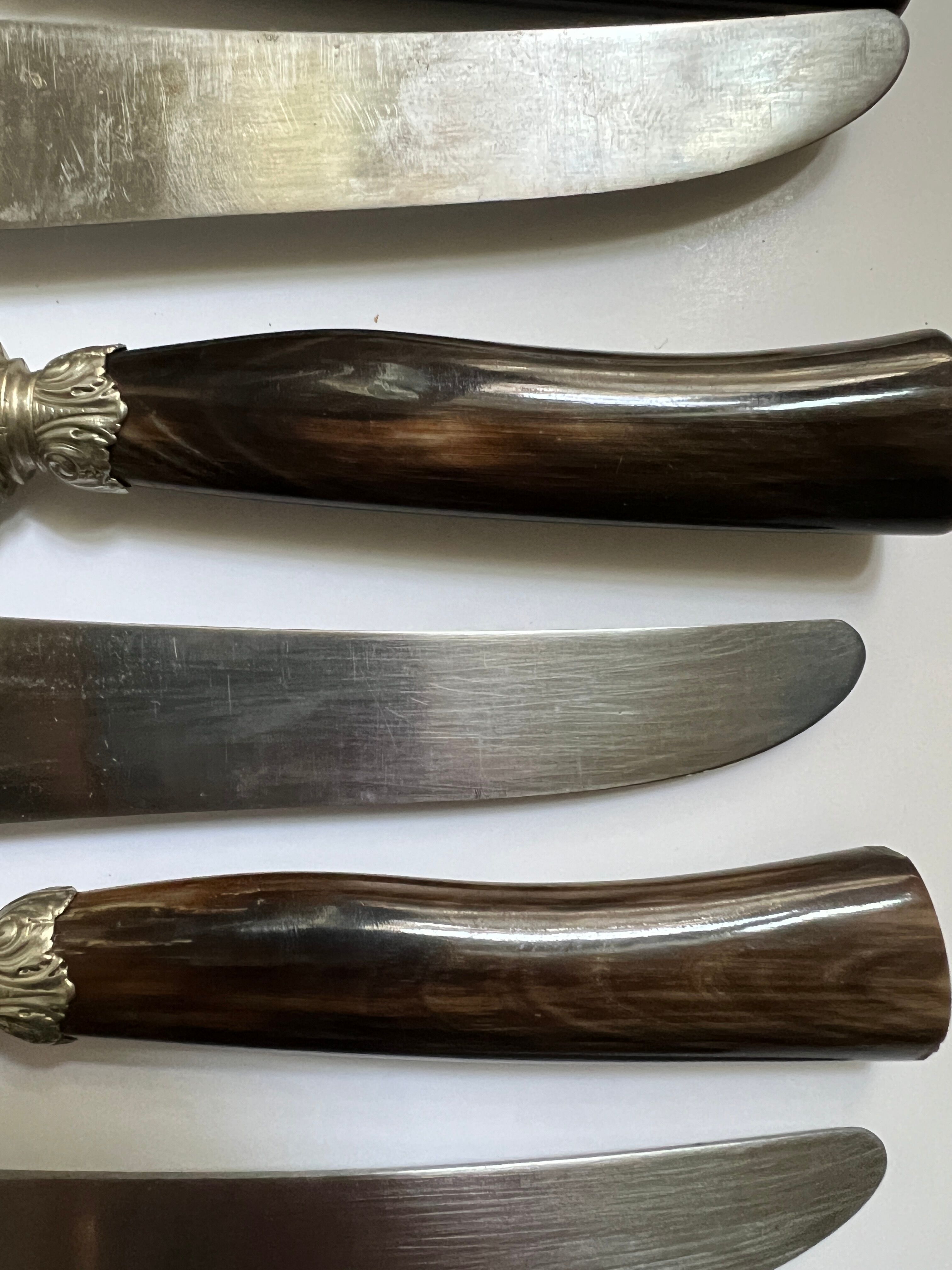Set of 12 old knives Fontenille Pataud