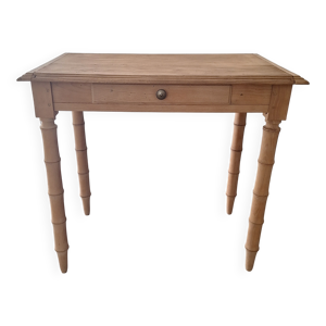 Bureau Console table - bois pieds