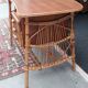 Bureau en rotin années 1960/1970