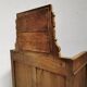 Commode coiffeuse 1900 en chêne et marbre