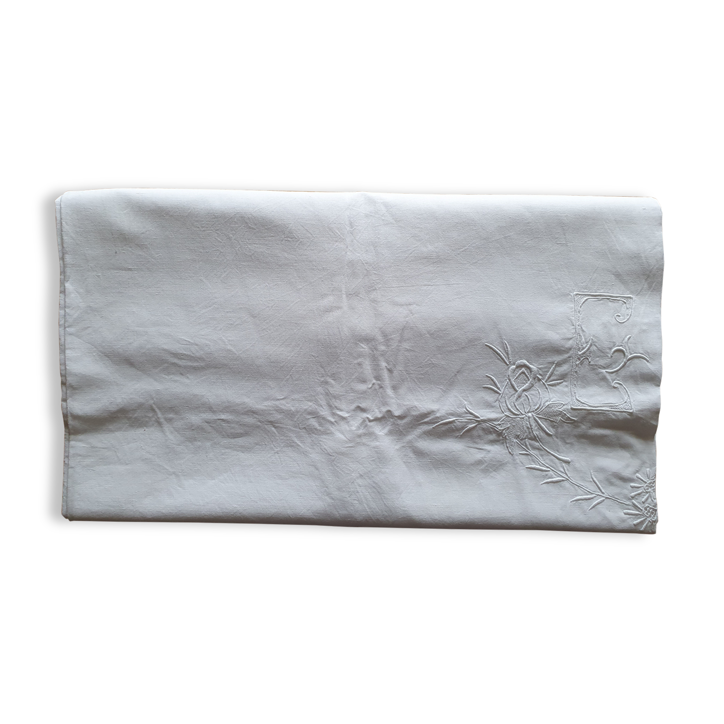 El monogrammed sheet with Venice days