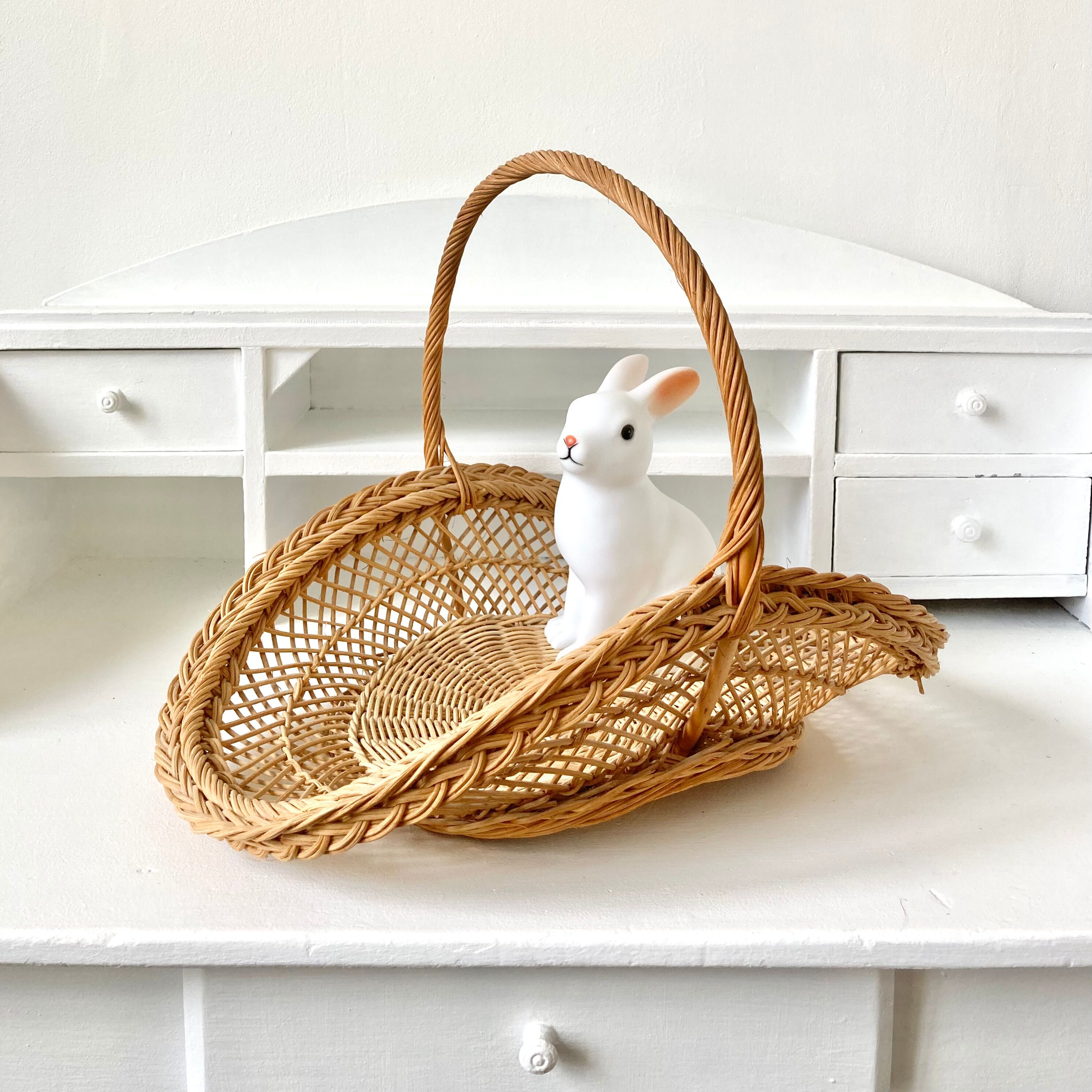 Vintage wicker basket