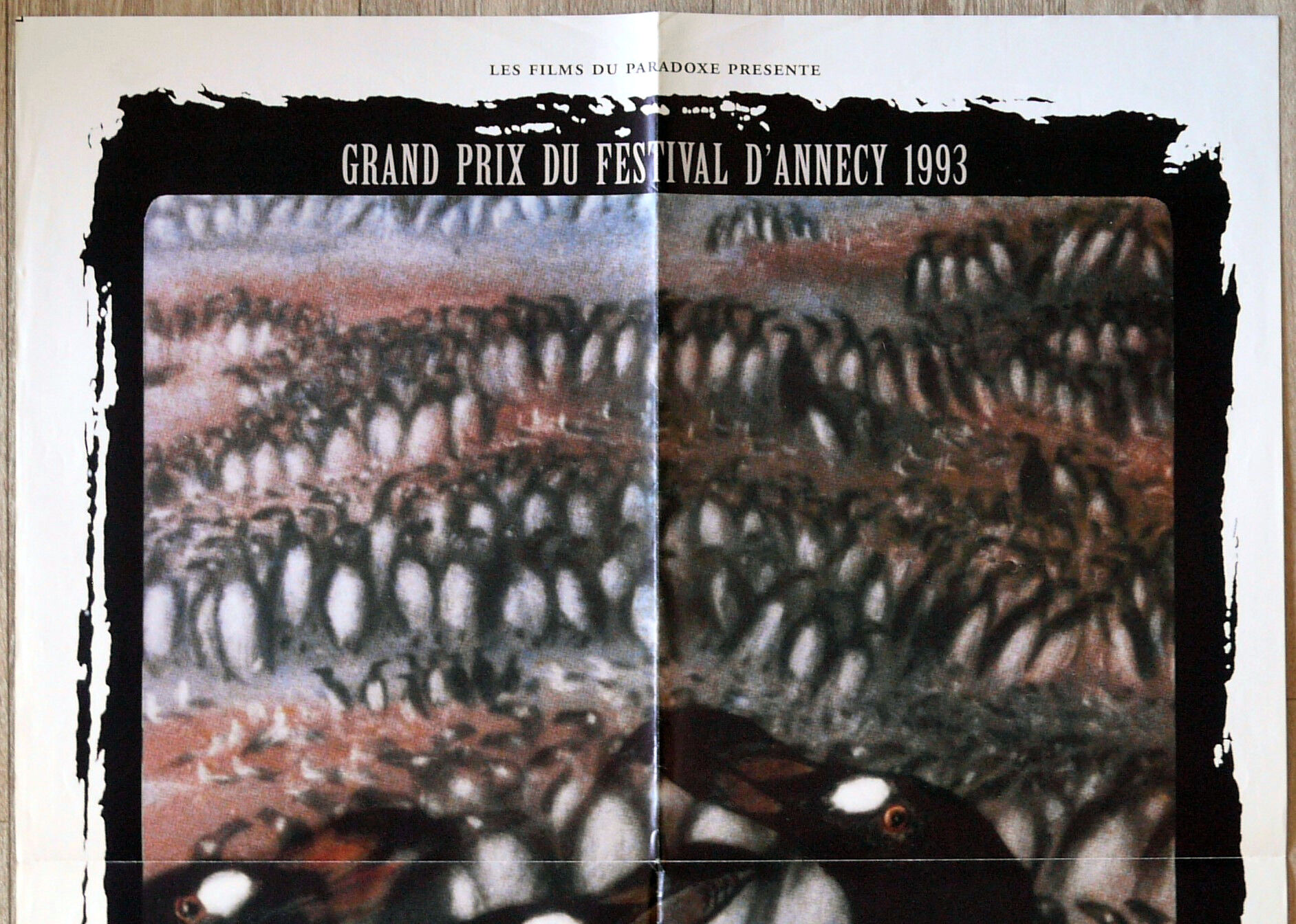 Original movie poster "The River with Great Waters" Fredéric Back