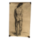 Grande dessin d’une femme « Nue « signée vers les années 1940 dimension : hauteur -120 cm- largeur -