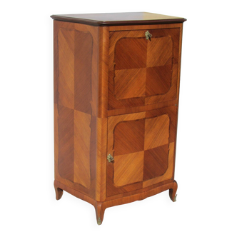 60s-70s marquetry secretary, computer furniture