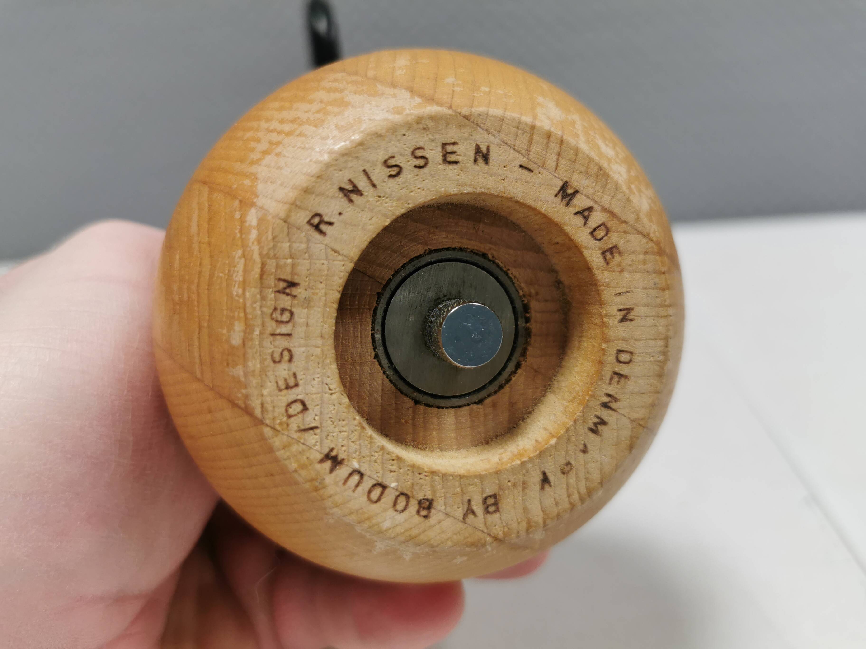 Pepper and salt grinders designed by jörgensen and nissen for bodum Denmark