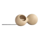 Table lamp or wall lamp in sand color made of ceramic, contemporary work.