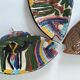 Trio of handcrafted ceramics from Nabeul (Tunisia)