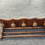 Antique wall coat rack