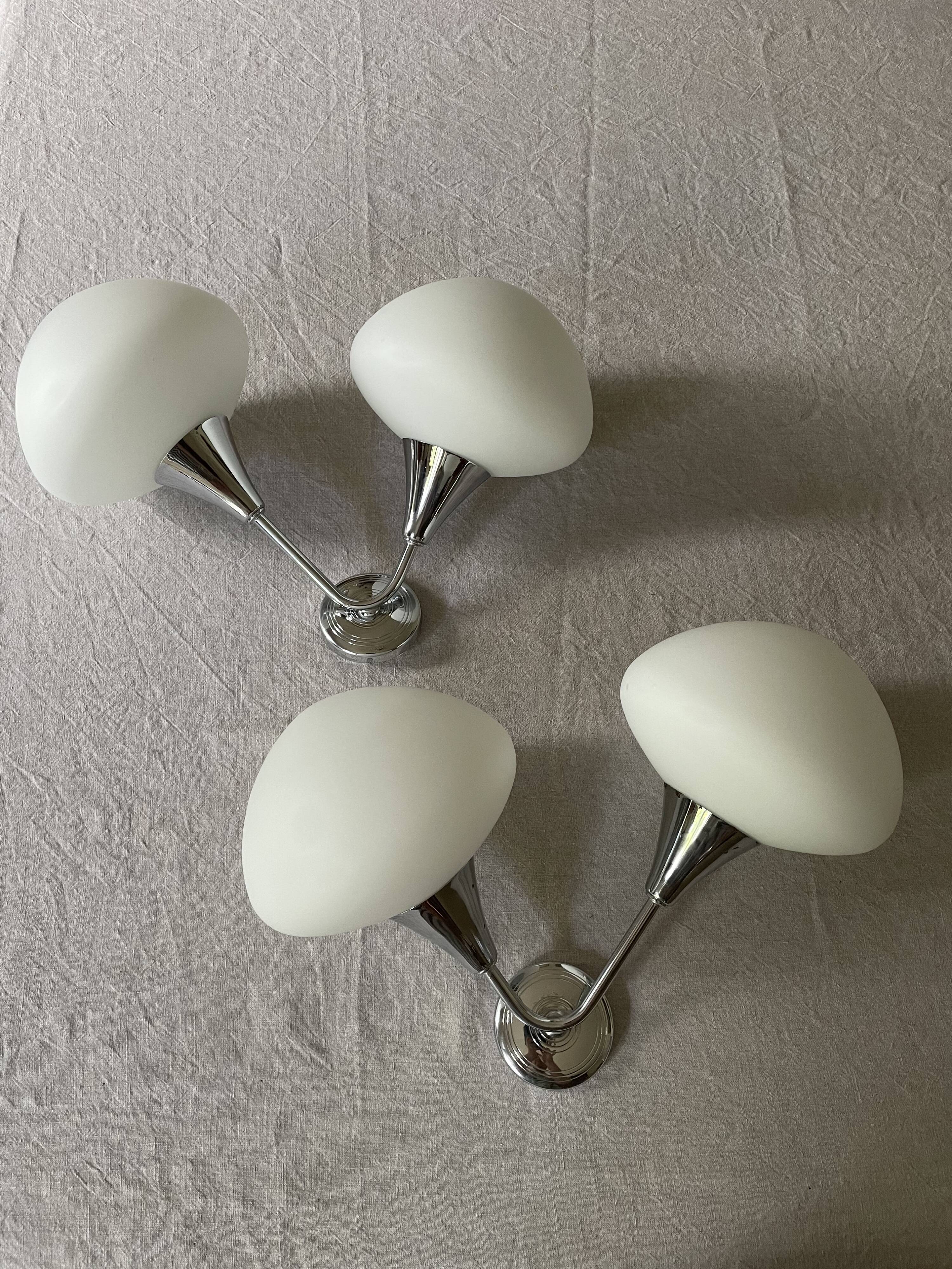 Double wall lamps Gaetano Sciolari 1970's