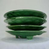 4 artichoke plates in dabbling